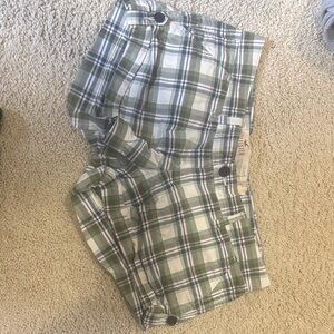 Hollister Multicolor Plaid Shorts